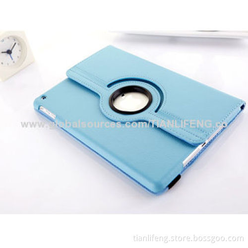 Fashionable Leather Case for iPad Air, for 360° Rotation